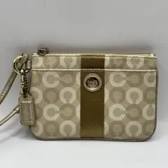 Coach コーチ　コインケース 小銭ケース　小物入れ　ベージュ