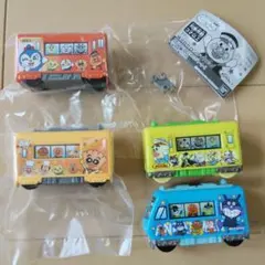 【バラ売り不可】キャラレール NEW 4 動力車1台 中間車1台 おまけ2台