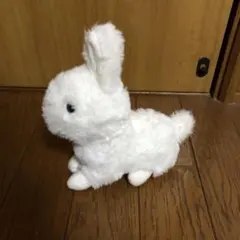 白　うさぎ　かわいい　海外　マスコット　ぬいぐるみ　昭和レトロ