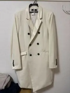 【クリーニング済】civarize ロングコート　ホワイト