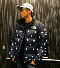 限定THE NORTH FACE ノースフェイス 星条旗ヌプシS海外サイズ