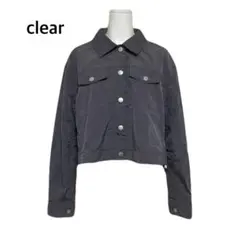 clear クリア ナイロンブルゾン チャコールグレー タグ付き新品 ジャケットのサムネイル