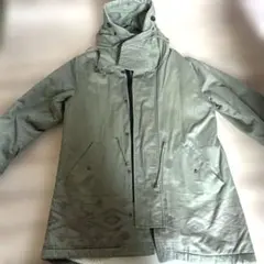 チチカカ　オリーブグリーン モッズコート フード付き