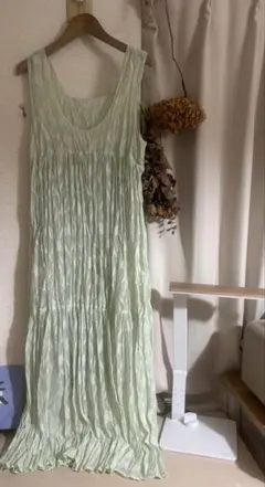 アーバンリサーチ　ワッシャーノースリーブワンピース