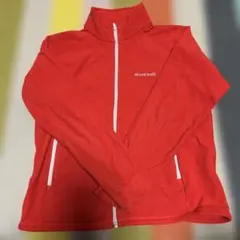 mont-bell kidsフリースジャケット 140 レッド