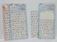 おすそ分け　ぷっくりシール　ミニ　キティちゃん　シナモン　マシュマロシール