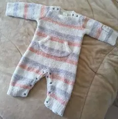 70-80cm gelato pique ロンパース ボーダー ジェラピケ