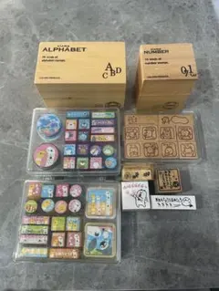 スタンプまとめ売り　アルファベット・数字・イラスト