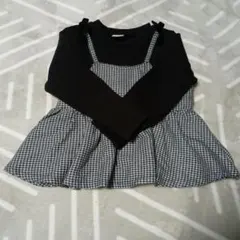 〈プティマイン〉　女の子チュニックワンピース　100センチ