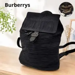Burberrys（バーバリー）リュック　ノバチェック　ブラック　黒