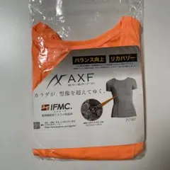 AXF　アクセフ　レディース　クルーネックTシャツ　半袖　オレンジ　Sのサムネイル