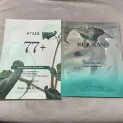 anua HEARTLEAF77+HYALURON REJURANシートマスク