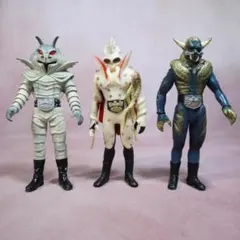 ライダー怪人シリーズ　狼男・ザンジオー・イカデビル