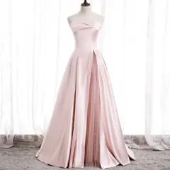 パールにチュールがオシャレなベア イブニングドレス♩.•