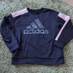 adidas　トレーナー　裏起毛　150　子ども用　小学生　ジュニア　男女兼用