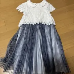 クミキョク 半袖レースワンピース　130