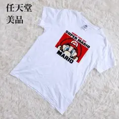 ニンテンドー スーパーマリオ プリント 半袖Tシャツ カットソー ホワイトY55のサムネイル