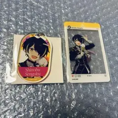 あんスタ　カラオケの鉄人　カラ鉄　アクキー　アクリルカード　仙石忍
