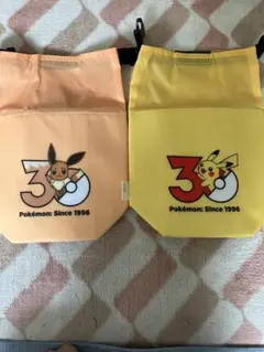 サントリーボス　ポケモン　ロールトップ保冷バッグ ピカチュウ　イーブイ　BOSS