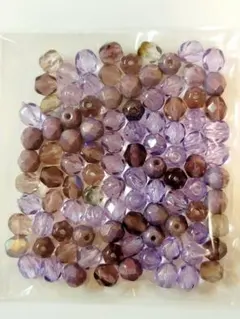 7937 チェコビーズ ファイアポリッシュ アソート 6mm 100個