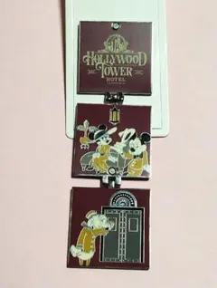 ディズニー　ピンバッジ　ミッキー　ミニー　ドナルド　タワテラ　タワーオブテラー