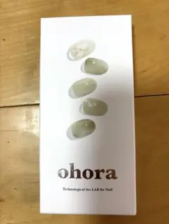 新品未使用★ohora オホーラN GREEN TEA ネイルシール