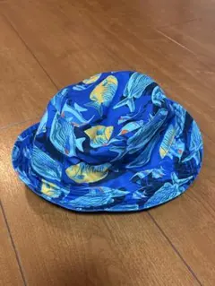 OLD NAVY キッズ ハット 帽子 魚柄 ブルー 約56cmのサムネイル
