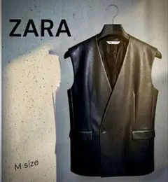 【ZARA】レザーベスト※4月21日まで値下げ中※