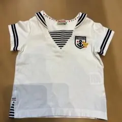 ミキハウス セーラー襟 Tシャツ サイズ80