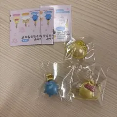 텐시치 타마고치 트레이딩 마스코트 스트랩 3종 세트