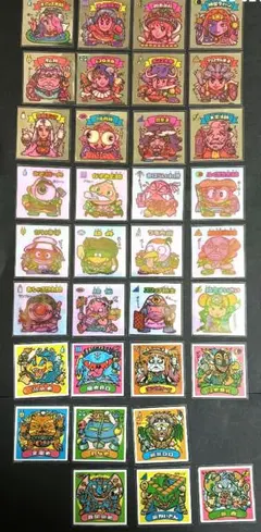 シ*タ様 旧ビックリマン　8弾すくみ　セミコンプ ３４枚【アイス版】