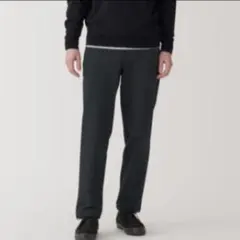 無印良品 防風起毛ストレッチテーパードパンツ
