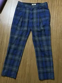 JieDa TARTAN CHECK TUCK SLACKSのサムネイル