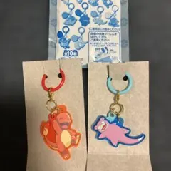 ピカピカマート マリルリ マリル ロトム 2連アクリルキーリング