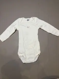 プチバトー　長袖ボディスーツ