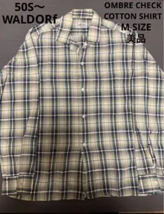 50S 60S　WALDORF　オンブレ　シャドー　ヴィンテージ　USA製　美品