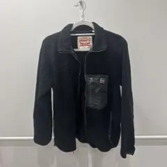 Levi's ブラック フリースジャケット