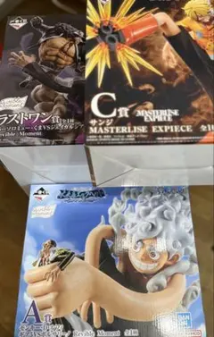 ワンピース　一番くじ　未来島エッグヘッド　ラストワン、A賞、C賞セット