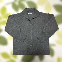 fifth カーディガン　グレー　襟付き　ハイネック　ニット