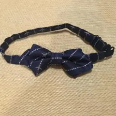 オシャレ　飛行機柄 蝶ネクタイ ネイビー フォーマル