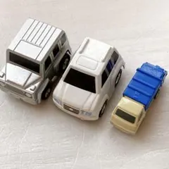 ミニカー セット フクヤ ビュンビュンカー プルバック 2台 清掃車1台おまけのサムネイル