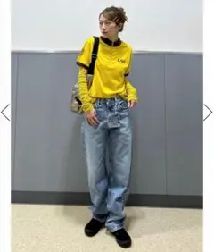 ロデオクラウンズ　ポケットポーチストレートデニムのサムネイル