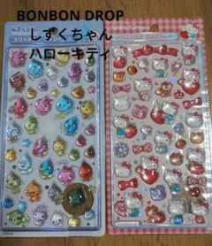 BONBON DROP ボンボンドロップシール　しずくちゃん・ハローキティシール