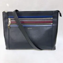 極美品　paul smith 2way ショルダーバッグ マルチストライプのサムネイル