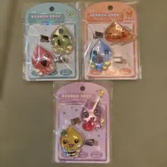 しずくちゃん ボンボンドロップ 前髪クリップ 3点セットのサムネイル