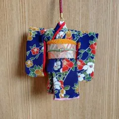 383　小さな着物　ミニチュア着物　ストラップ 383 小さな着物 ミニチュア着物 ストラップ