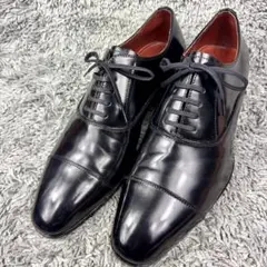 極美品✨マドラス Savile Row ストレートチップ ブラック 内羽 幅広のサムネイル