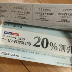 キーパーラボ　KeePer LABO 20% 割引　VTホールディングス