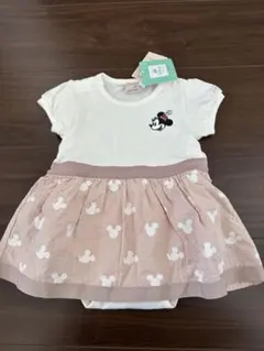 petit main ミニー刺繍 ワンピース 70cm