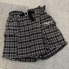 ALGY チェック柄キュロット　スカパン160